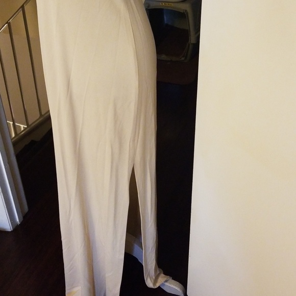 Strapless matte jersey dress slit side - Picture 2 of 2